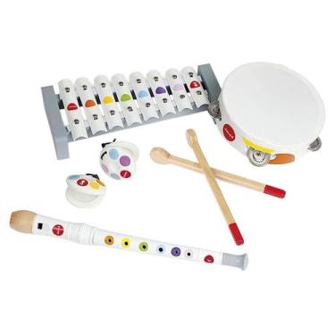 Imagem de Kit de Instrumentos de Brinquedo Janod Confetti  - Meu Primeiro Conjun