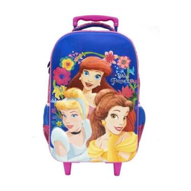 Imagem de Mochila de Rodinhas Xeryus 18 Princesas Rosa, Único, Rosa