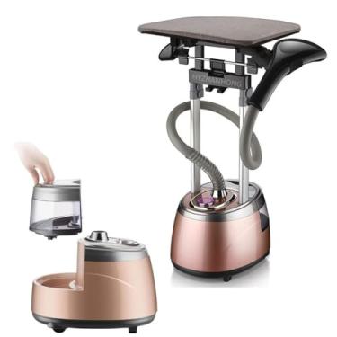 Imagem de Motor a vapor de ferro elétrico suspenso, 2000W de alta potência ajustável máquina a vapor de barra dupla adequada para suspensão plana e diagonal de engomar