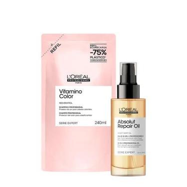 Imagem de Kit L'Oréal Professionnel Vitamino Color Repair Shampoo Refil Oil (2 p