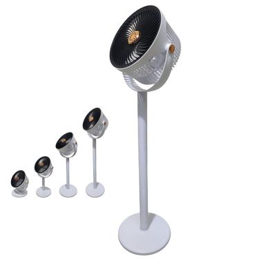 Imagem de Ventilador Chao Mesa Vertical Aromaterapia 5 Velocidades Potente USB Bateria Recarregavel Altura Ajustavel Calor Verao