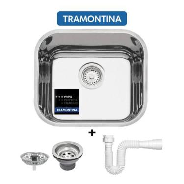 Imagem de Cuba Tramontina Aço Inox Prime 40x34x17 Número N 0 Cozinha Pia Lavínia