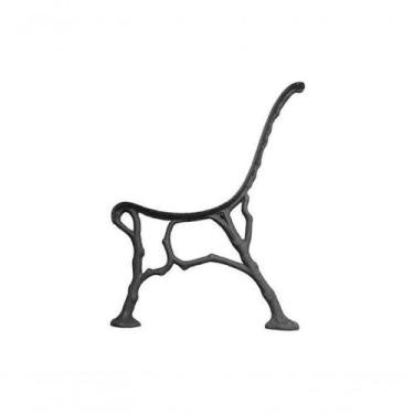 Imagem de Par Pé de Banco Praça Jardim Decoração Raiz Ferro Fundido - UNICLÁUDIO