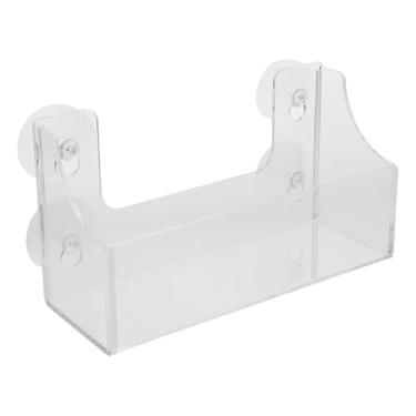 Imagem de Hemobllo Organizador de cozinha com ventosa para armazenamento de especiarias e bebidas, design de sucção forte, uso versátil, geladeira, micro-ondas e máquina de lavar