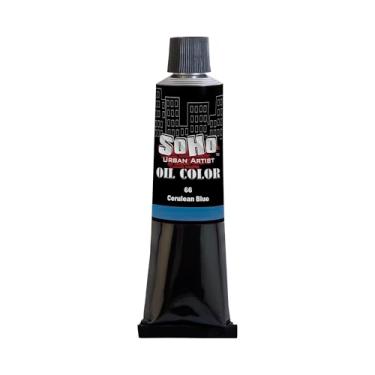 Imagem de Soho Urban Artist Tinta a óleo - azul cerúleo, tubo de 170 ml - Cores a óleo mais valorizadas para pintura, excelente carga de pigmento