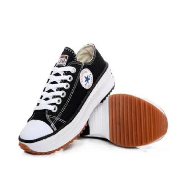 Imagem de Tenis Plataforma Run Otopédico Preto 38 - Run Star, 38