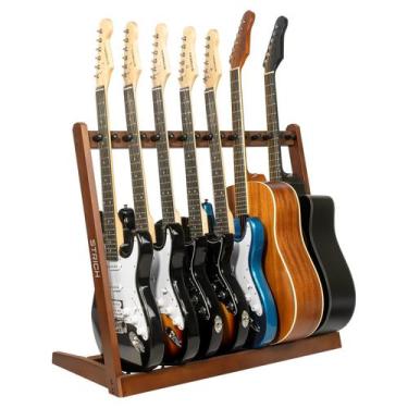 Imagem de Suporte de guitarra STRICH SMT-10 para 8 guitarras elétricas ou 5 acús