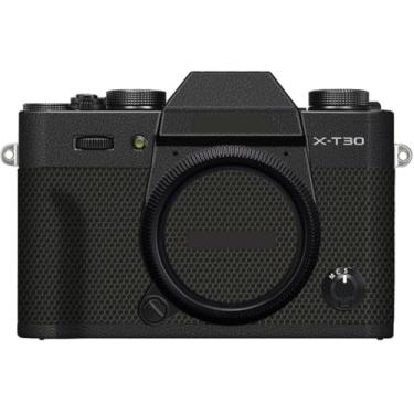Imagem de X-T30 X-T30II Película protetora de vinil antirarranhões para câmera FujiFilm X-T30 Mark II XT30II (couro preto)