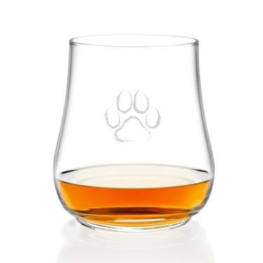 Imagem de Libbey Óculos multiuso modernos com patas elegantes para animais de estimação, conjunto de 4, 500 ml, transparente