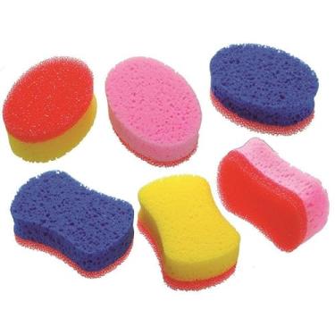 Imagem de Santa Clara, Bucha dupla face para banho, cores sortidas