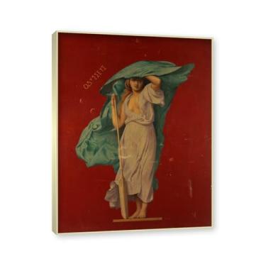 Imagem de Moldura de champanhe. Famosas pinturas a óleo, (sem título 61) de Jean Leon Gerome, reprodução impressa em tela, arte de cenário para decoração de sala de estar. 40 x 50 cm - 15,8 x 19,7 pol