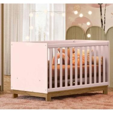 Imagem de Berço Mini Cama  Americano Rosa 