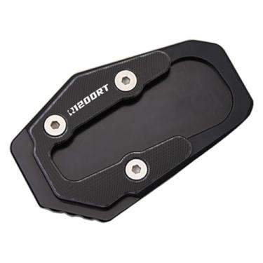 Imagem de Acessórios de modificação de motocicleta Kickstand Ampliador de pé Suporte lateral Placa de suporte de almofada de extensão compatível com R1200RT R1250RT 2014-2018 (preto, R1200RT)