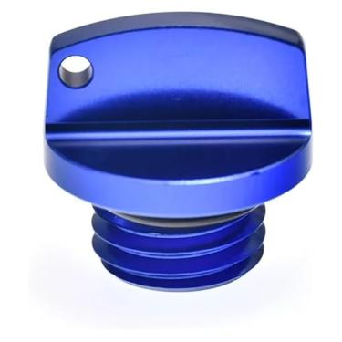 Imagem de Acessórios de motocicleta CNC M20 x 2,5 plugue de tampa de enchimento de óleo compatível com Y&AMAHA CBR 250RR 1000RR YZ250F YZ450F (azul)