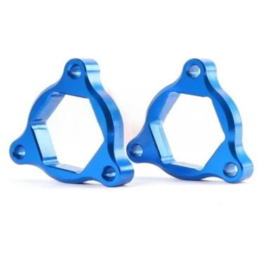 Imagem de BYYINGSUS Ajustador de pré-carga de garfo de suspensão CNC para motocicleta compatível com ajustador de 22 mm Concours CBR600RR CBR1000RR CBR 600RR 1000RR CB1000R (azul)