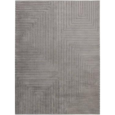 Imagem de Tapete 300x400 Movimentos Ortagonais Cromio Tapete São Carlos Ortagonais Cromio