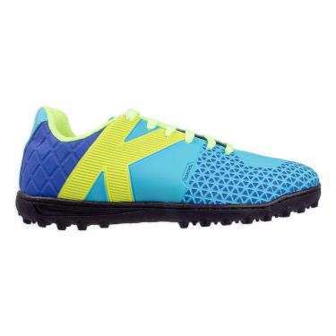 Imagem de Chuteira Kelme Control Society Azul/Amarelo-Masculino