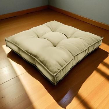 Imagem de Almofada Futon Decoração 70x70 Cm Bege