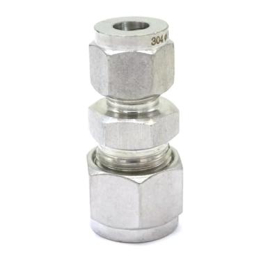 Imagem de WWECCQIJ Adaptador de conector pneumático com tubo O/D 8 mm a 12 mm redutor 304 de aço inoxidável