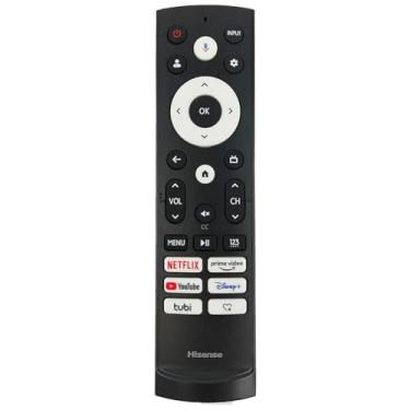 Imagem de Ceybo Controle remoto de voz original ERF3AG90H compatível com Hisense ULED VIDAA Smart TV 55U6G, 75U6G, 43A6G, substituição para ERF3M90H, ERF3V90H, ERF3S90H