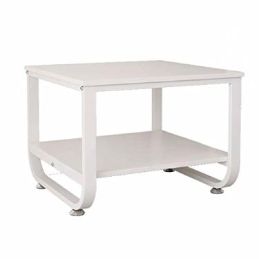 Imagem de URGDWEKJY Suporte de impressora, mesa, copiadora, prateleira, prateleira doméstica, prateleira de armazenamento, suporte de impressão de escritório, adequado para máquinas de fax, scanners, suportes