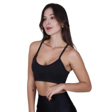 Imagem de Top Academia Alça Fina sem Bojo Nadador Fitness Liso Ana - NAKA MODAS,