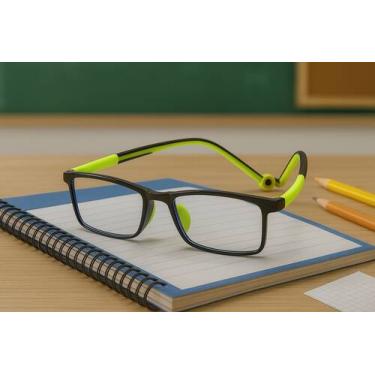 Imagem de Armação óculos infantil grau flexível menino 2-5 anos-vlépo - ALIKI, P