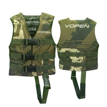 Imagem de Colete Salva Vidas Infantil Homologado Military CNY01 - Vopen, P