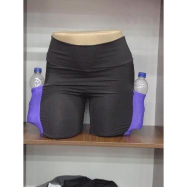 Imagem de Shorts de malhar - Proença moda fitness , Preto, G