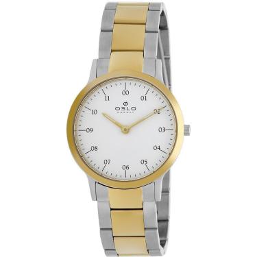 Imagem de Relógio Oslo Feminino Ref: Oftsss9T0066 B2Sk Slim Bicolor
