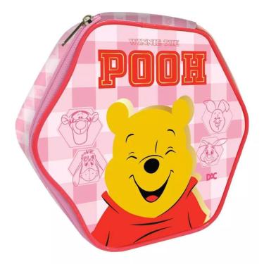 Imagem de Estojo Baú Hexagonal PVC Ursinho Pooh DAC-Unissex