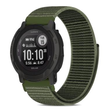 Imagem de Koazon Pulseira de relógio de nylon compatível com Garmin Instinct 2/3 de 45 mm/1 Solar, pulseira esportiva macia e leve respirável de 22 mm para Instinct 2 Surf/Tactical/Esports/Tide Acessório