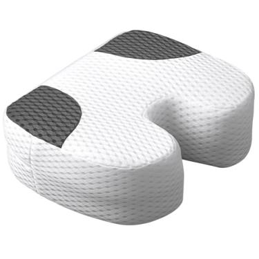 Imagem de Suzile 1 assento elevatório para banheira de hidromassagem, almofada inflável de hidromassagem, almofada inflável de secagem rápida, antiderrapante, assento portátil com capa de malha de ar 3D