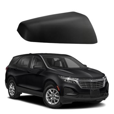 Imagem de Tampas pretas texturizadas de substituição direta do espelho retrovisor do lado direito do passageiro para Chevy Equinox e GMC Terrain 2018-2024, peça original Numper: 23406416 GM1321594