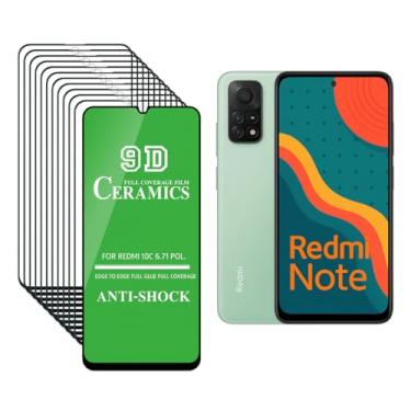 Imagem de 12 Películas de Cerâmica 9D todos modelos Redmi: 13 13s 12 12s 11 11s 10 10s 9 8 Pro 5G Note (NOTE 11 PRO)