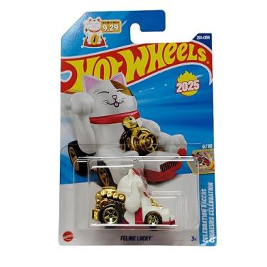 Imagem de Carrinho Hot Wheels Feline Lucky Celebration Racers Coureurs Célébration - HYW52