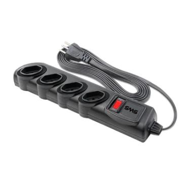 Imagem de Filtro de Linha, Sms, Bivolt, 4 Tomadas, 3M - 62329