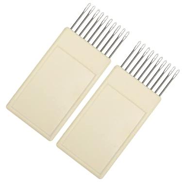 Imagem de Acouto Conjunto de Ferramentas de Agulha de Transferência Durável de 2 Unidades Com Máquinas de tricô de 10 Garras - Sem Arranhões, Acessórios para Máquinas de tricô Eficientes e Convenientes, Trabalho Perfeito