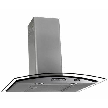 Imagem de Coifa De Parede 60cm Vidro Curvo Terim Inox 110V