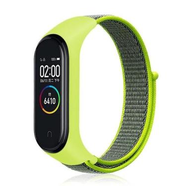 Imagem de Pulseira De Nylon Lisa Para Smartwatch Xiaomi Mi Band 3/4/5/6 - Pop Sh