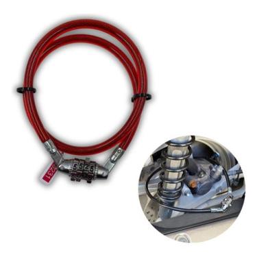 Imagem de Cadeado Day Luna Senha Segredo Aço Trava Reforçada Bike Moto