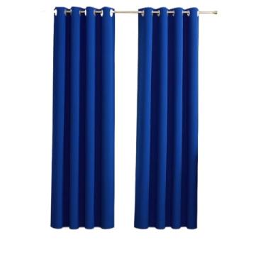 Imagem de Cortina Oxford Para Sala 3,00x2,50m Ideal Para Sala ou Quarto (AZUL ROYAL)