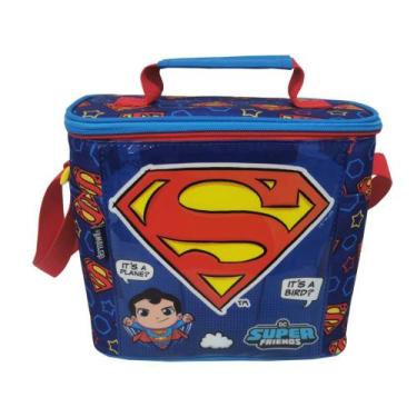 Imagem de Lancheira Escolar Soft Superman Super Friends Dermiwil - DC Super Frie