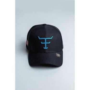 Imagem de Bone Texas Farm - New Texas - Tf987 - Preto/ Azul Turquesa Único-Unissex