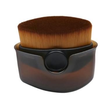 Imagem de Pincel Contour Silhouette Pincel para Corretivo Facial Cosmético Pincel Base Sem Costura Portátil Líquido Profissional (Marrom)