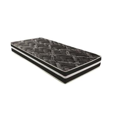 Imagem de Colchão Solteiro Anatômico D28 Master Ag80 Black Double Face (88x188x17) - Paropas