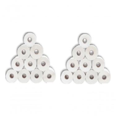 Imagem de 20 Rolos 200 Etiqueta 10x15 100x150 Térmica Adesiva Cor Bran