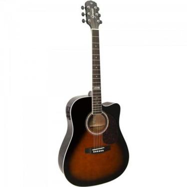 Imagem de Violao Grand Auditorium Cutaway Gsf-3 Ceq Tdw Translucent Dark Wine