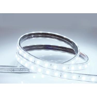 Imagem de Fita LED Premium 1 a 10 Metros com Conector 110V 220V para Sala Cozinha e Externo 3000K (Quente) e 6500K (Frio) IP65 À Prova d'Água (6500K (Frio) | 220V,2 m)