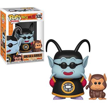 Imagem de King Kai & Bubbles: Dragonball Z x Funko POP! Boneco de vinil de animação e 1 POP! Pacote protetor gráfico de plástico PET compatível [#532 / 36406 - B]